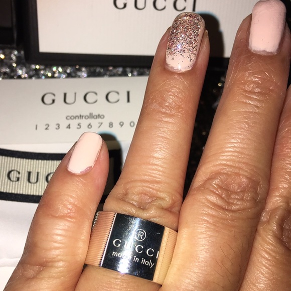 Gucci Solid Sterling Silver Ring -NIB, Size:6 - Picture 2 of 10